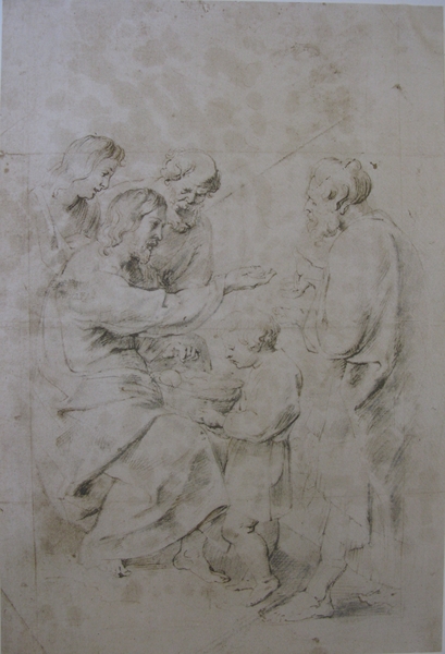 Study for the feeding of the Five Thousand